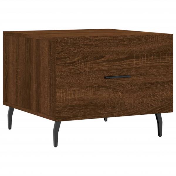 Couchtisch Braun Eichen-Optik 50x50x40 cm Holzwerkstoff