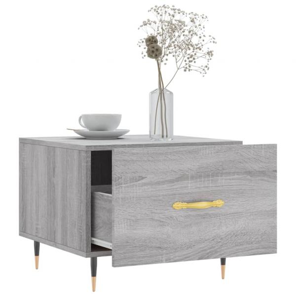 Couchtisch Grau Sonoma 50x50x40 cm Holzwerkstoff