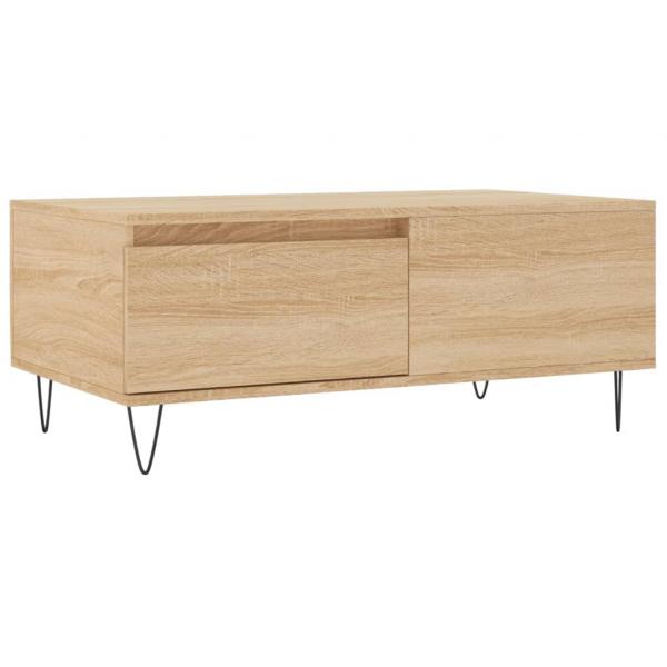 Couchtisch Sonoma-Eiche 90x50x36,5 cm Holzwerkstoff