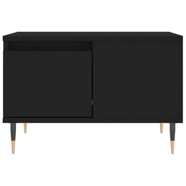 Couchtisch Schwarz 55x55x36,5 cm Holzwerkstoff