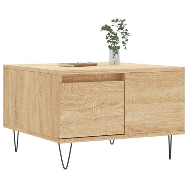 Couchtisch Sonoma-Eiche 55x55x36,5 cm Holzwerkstoff