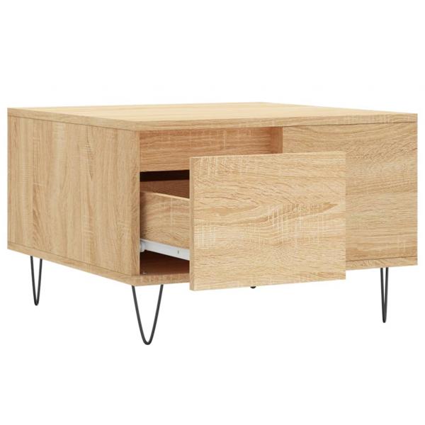 Couchtisch Sonoma-Eiche 55x55x36,5 cm Holzwerkstoff