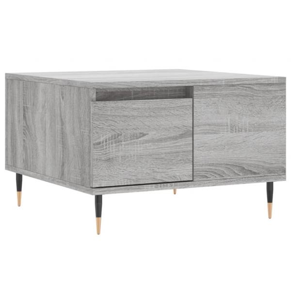 Couchtisch Grau Sonoma 55x55x36,5 cm Holzwerkstoff