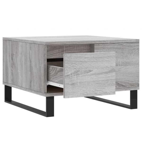 Couchtisch Grau Sonoma 55x55x36,5 cm Holzwerkstoff