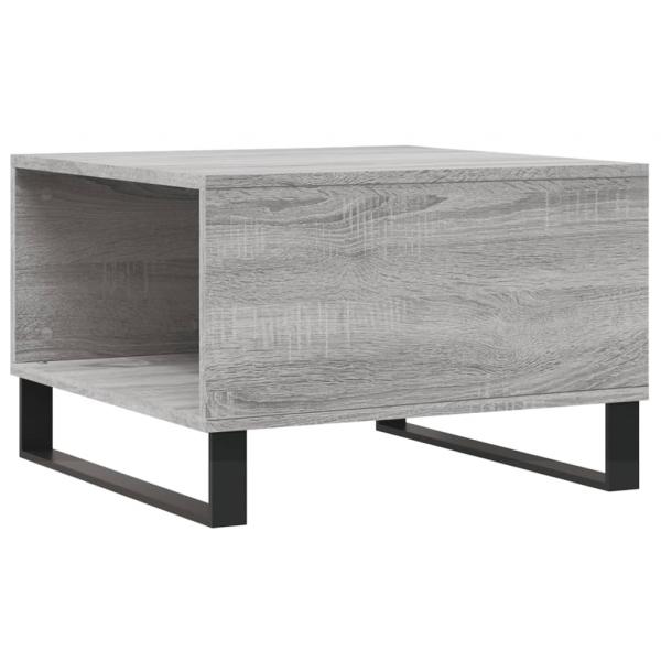 Couchtisch Grau Sonoma 55x55x36,5 cm Holzwerkstoff