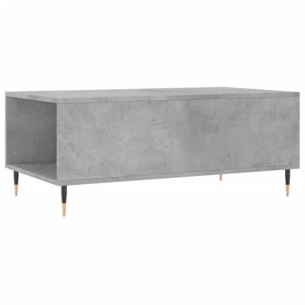 Couchtisch Betongrau 90x50x36,5 cm Holzwerkstoff