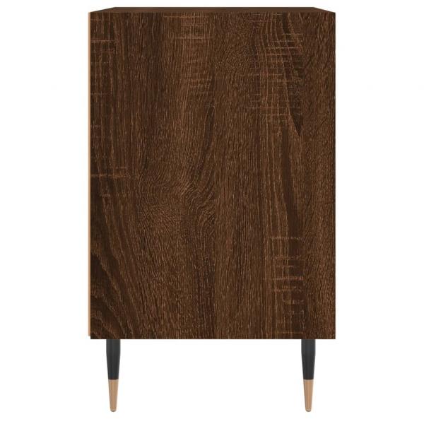 Nachttische 2 Stk. Braun Eichen-Optik 40x30x50 cm Holzwerkstoff