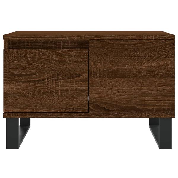 Couchtisch Braun Eichen-Optik 55x55x36,5 cm Holzwerkstoff