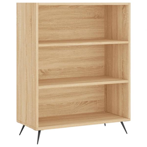 Bücherregal Sonoma-Eiche 69,5x32,5x90 cm Holzwerkstoff