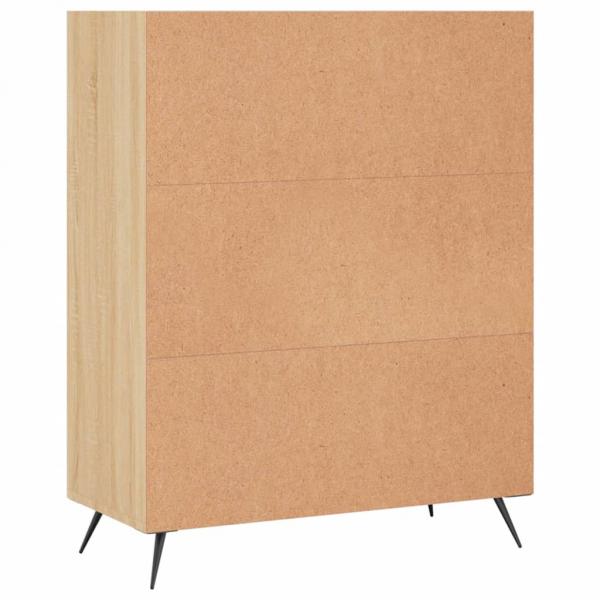 Bücherregal Sonoma-Eiche 69,5x32,5x90 cm Holzwerkstoff