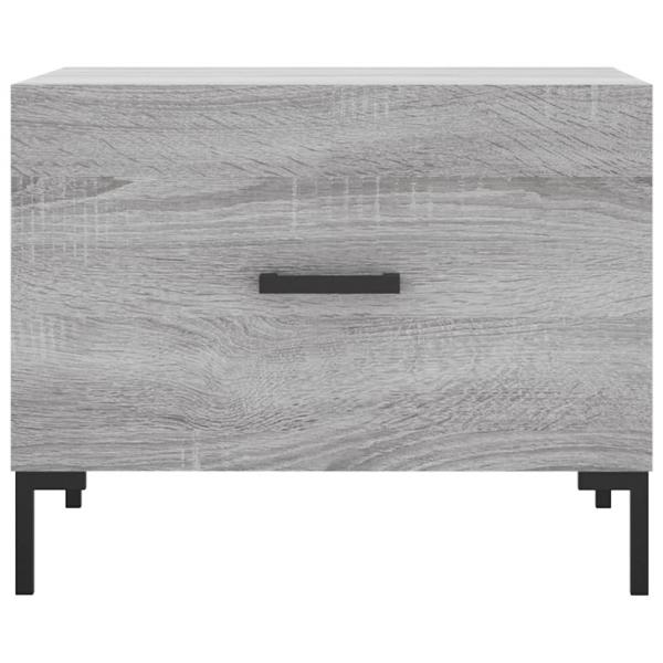 Couchtisch Grau Sonoma 50x50x40 cm Holzwerkstoff