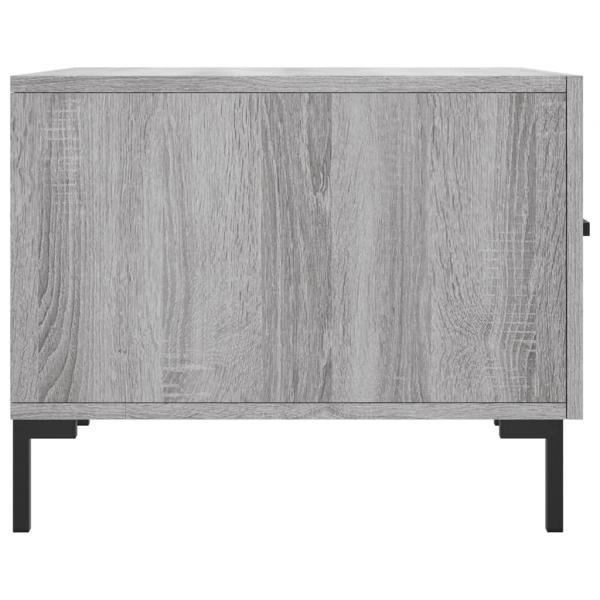 Couchtisch Grau Sonoma 50x50x40 cm Holzwerkstoff