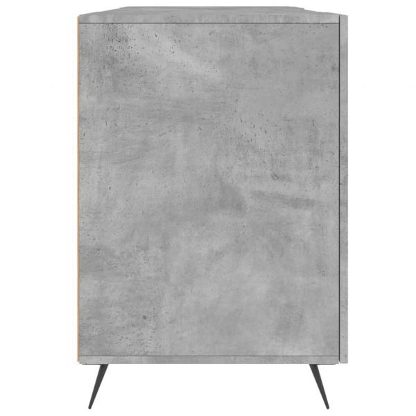 Schreibtisch Betongrau 140x50x75 cm Holzwerkstoff