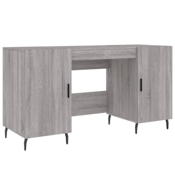 Schreibtisch Grau Sonoma 140x50x75 cm Holzwerkstoff