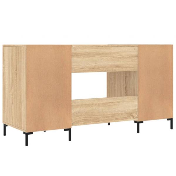 Schreibtisch Sonoma-Eiche 140x50x75 cm Holzwerkstoff