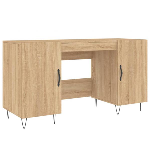 Schreibtisch Sonoma-Eiche 140x50x75 cm Holzwerkstoff