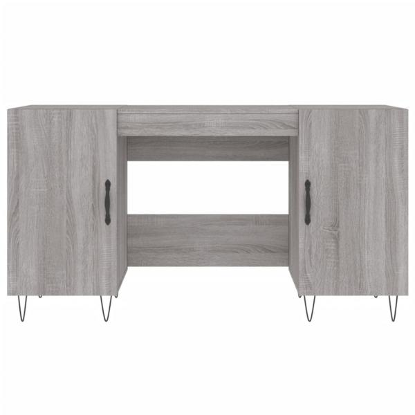 Schreibtisch Grau Sonoma 140x50x75 cm Holzwerkstoff