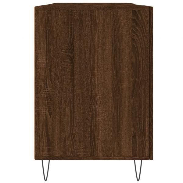 Schreibtisch Braun Eichen-Optik 140x50x75 cm Holzwerkstoff