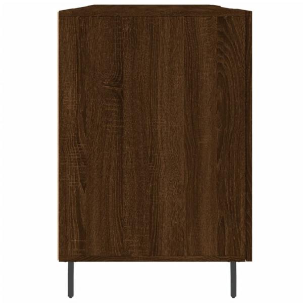 Schreibtisch Braun Eichen-Optik 140x50x75 cm Holzwerkstoff