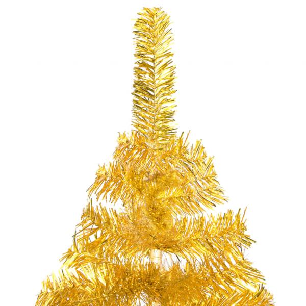 Künstlicher Weihnachtsbaum mit Ständer Gold 240 cm PET