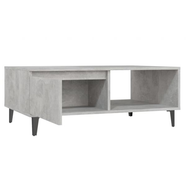 Couchtisch Betongrau 90x60x35 cm Holzwerkstoff