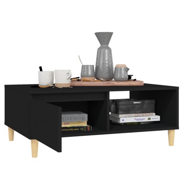 Couchtisch Schwarz 90x60x35 cm Holzwerkstoff