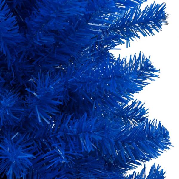 Künstlicher Weihnachtsbaum mit Ständer Blau 120 cm PVC