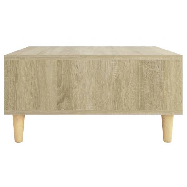 Couchtisch Sonoma-Eiche 60x60x30 cm Holzwerkstoff