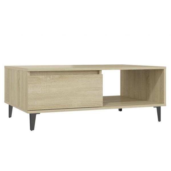 Couchtisch Sonoma-Eiche 90x60x35 cm Holzwerkstoff