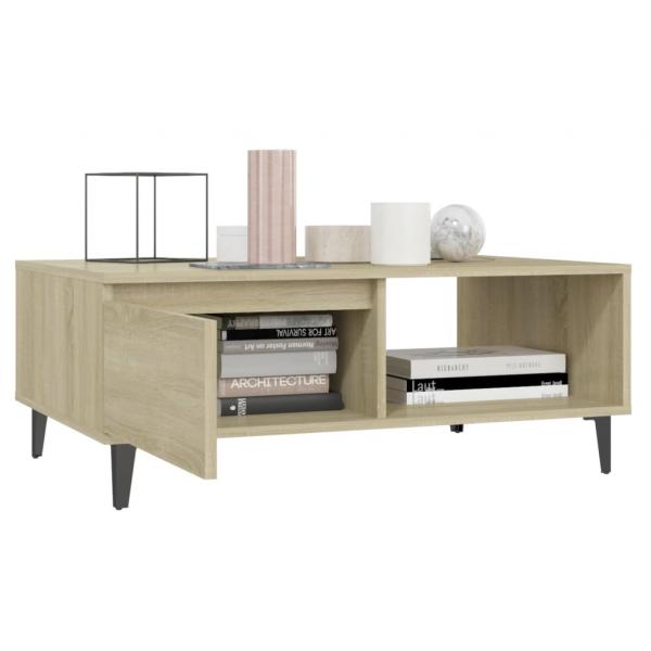 Couchtisch Sonoma-Eiche 90x60x35 cm Holzwerkstoff