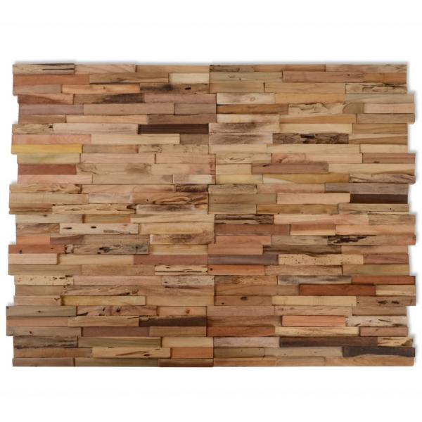 ARDEBO.de - Wandplatten 10 Stk. 1,03 m² Massivholz Teak Altholz