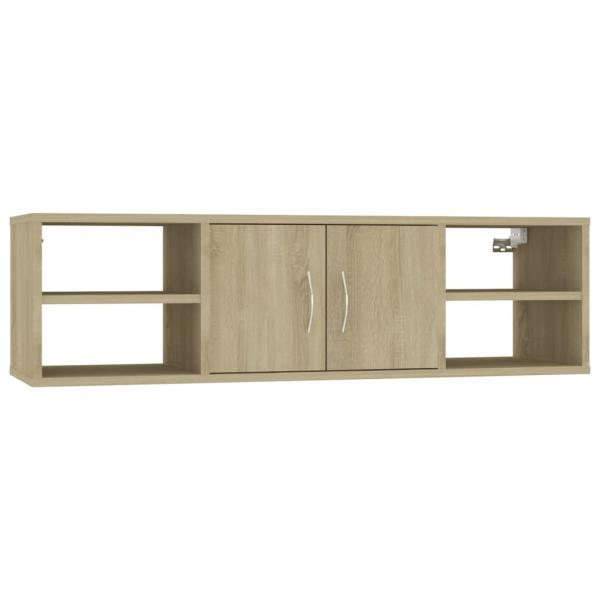 Wandregal Sonoma-Eiche 102x30x29 cm Holzwerkstoff