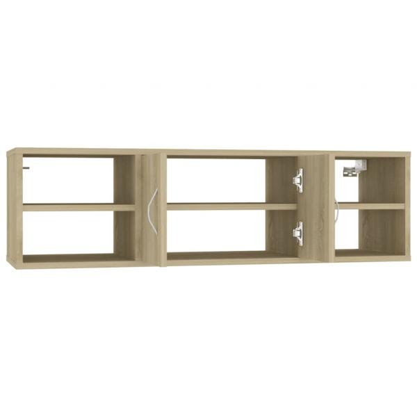 Wandregal Sonoma-Eiche 102x30x29 cm Holzwerkstoff