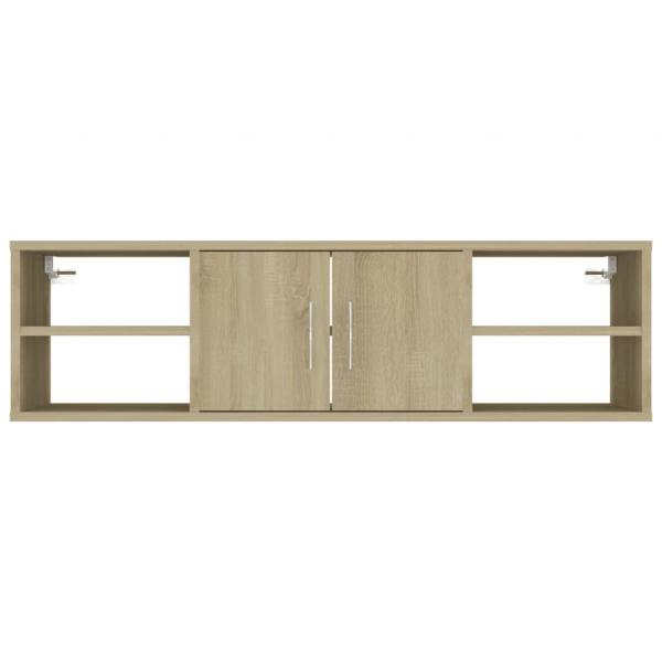 Wandregal Sonoma-Eiche 102x30x29 cm Holzwerkstoff