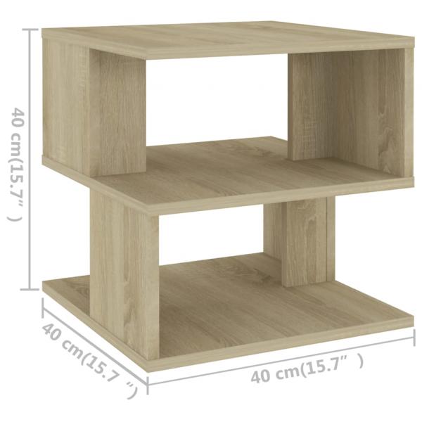 Beistelltisch Sonoma-Eiche 40x40x40 cm Holzwerkstoff