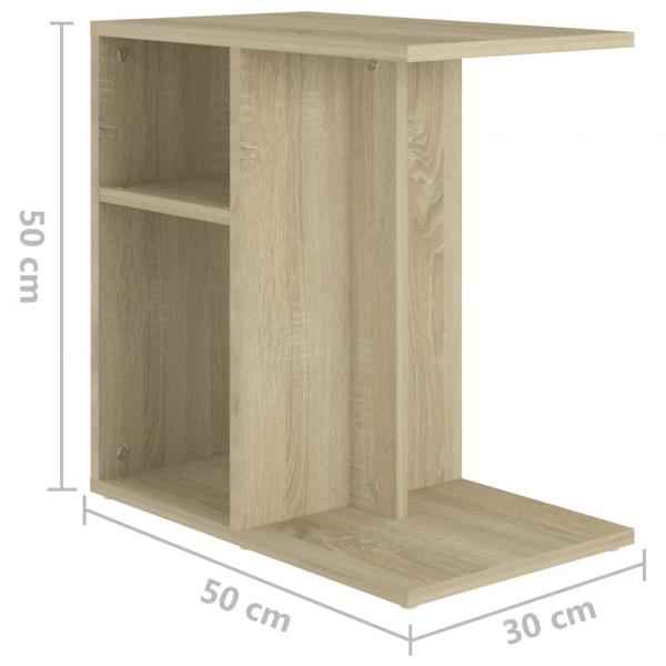 Beistelltisch Sonoma-Eiche 50x30x50 cm Holzwerkstoff