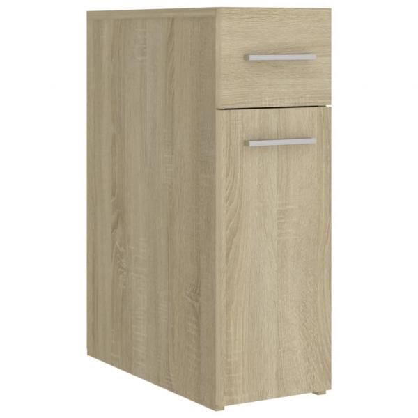 Apothekerschrank Sonoma-Eiche 20x45,5x60 cm Holzwerkstoff