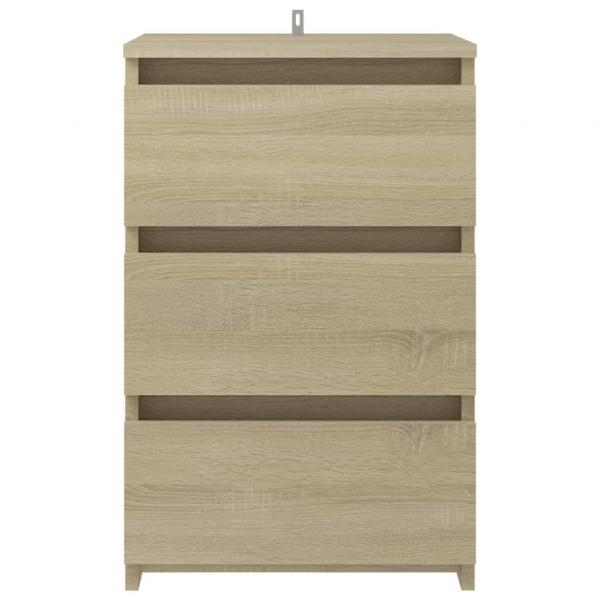 Nachttisch Sonoma-Eiche 40x35x62,5 cm Holzwerkstoff