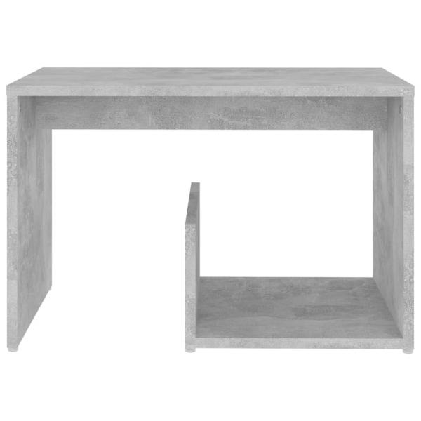 Beistelltisch Betongrau 59x36x38 cm Holzwerkstoff