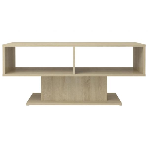 Couchtisch Sonoma-Eiche 103,5x50x44,5 cm Holzwerkstoff