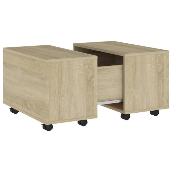 Couchtisch Sonoma-Eiche 60x60x38 cm Holzwerkstoff