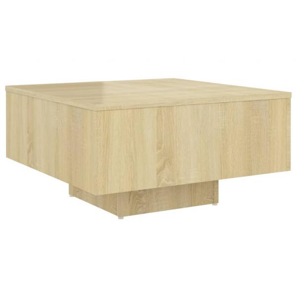 Couchtisch Sonoma-Eiche 60x60x31,5 cm Holzwerkstoff