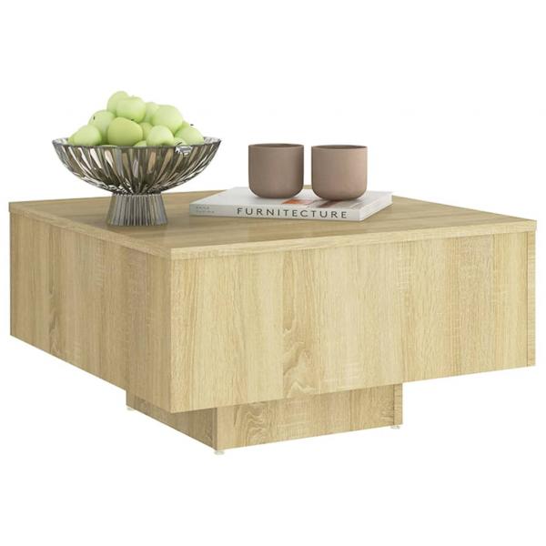 Couchtisch Sonoma-Eiche 60x60x31,5 cm Holzwerkstoff