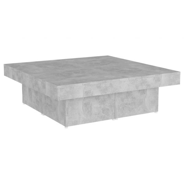 Couchtisch Betongrau 90x90x28 cm Holzwerkstoff