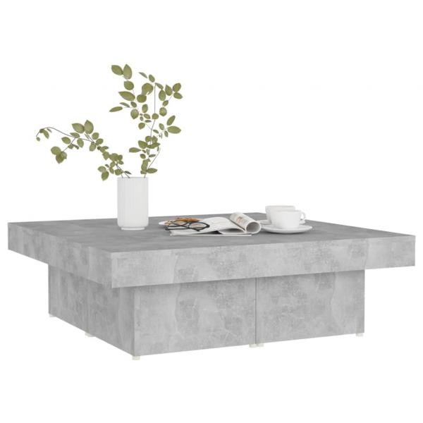 Couchtisch Betongrau 90x90x28 cm Holzwerkstoff