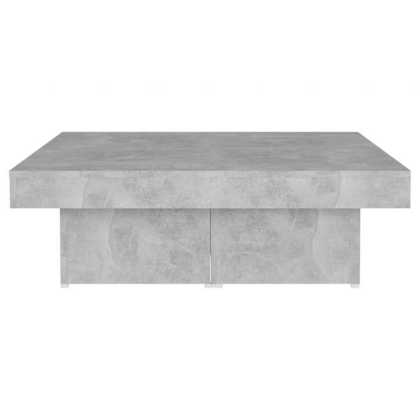 Couchtisch Betongrau 90x90x28 cm Holzwerkstoff