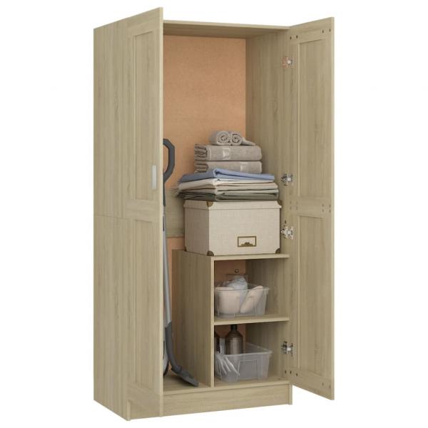 Kleiderschrank Sonoma-Eiche 82,5x51,5x180 cm Holzwerkstoff