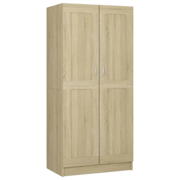 Kleiderschrank Sonoma-Eiche 82,5x51,5x180 cm Holzwerkstoff