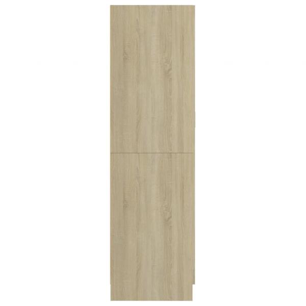 Kleiderschrank Sonoma-Eiche 82,5x51,5x180 cm Holzwerkstoff