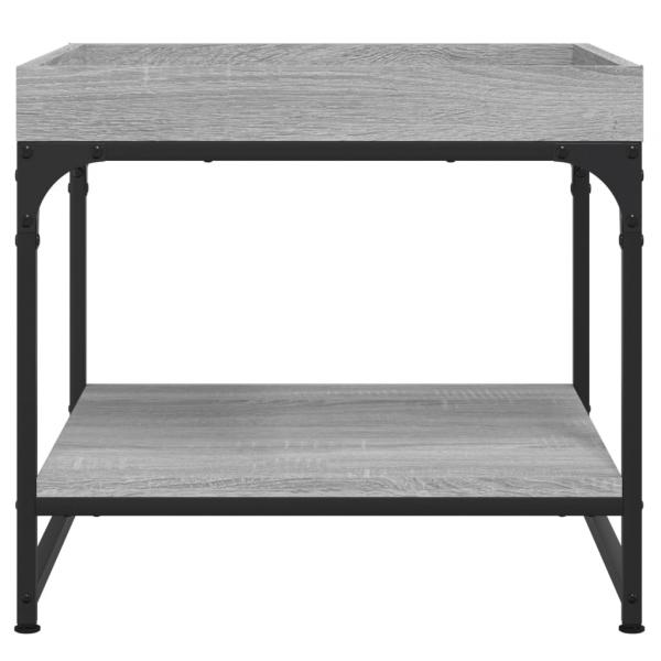 Couchtisch Grau Sonoma 49,5x49,5x45 cm Holzwerkstoff